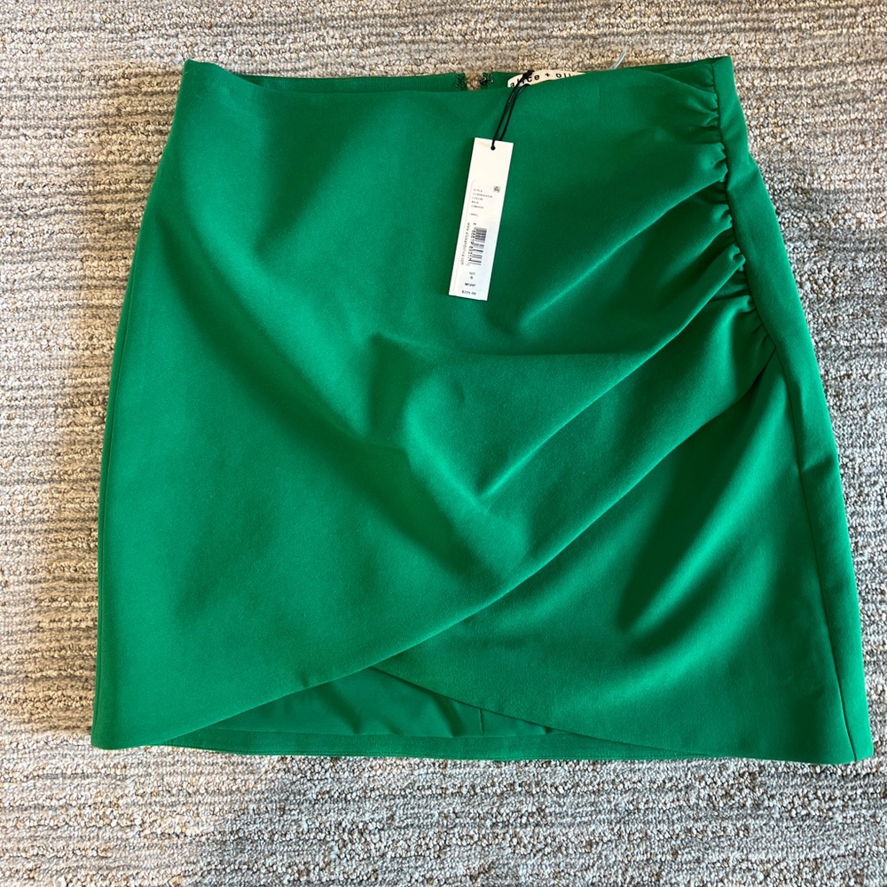 Alice + Olivia Green Skirt